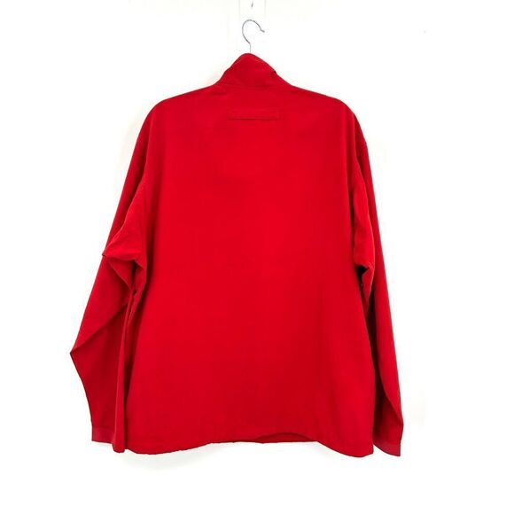 DULUTH Men's Red Bogey Windshirt 2.0 Outdoor Windbreaker Pullover Large Tall - Picture 4 of 7